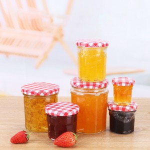 China Wholesale Art Glass Vases For Sale Factories Pricelist - Transparent Strawberry Jam Glass Jar Pickles Glass Bottle  – Yanru Glass