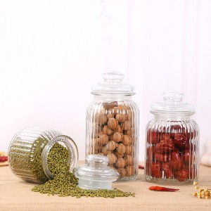 Wide Mouth Large Glass Food Storage Jar With Gl...