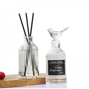 Unique Design Home Decor Perfume Bottle Luxury Custom Reed Diffuser Glass Bottle
