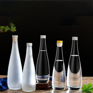 Transparent Glass Wine Bottle – Perfect for Juice & More