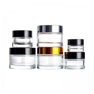 Wholesale Glass Cream Jars for Skin Care Body Scrub Cosmetic Container