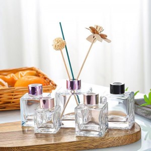 flacon diffuseur Square glass reed diffuser bottles