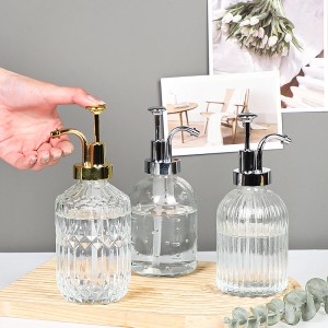 Premium 12 Ounce Glass Lotion Soap Dispenser – Versatile for Essential Oils, Lotions, and Liquid Soaps