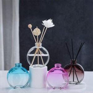 150ml/5oz Empty Refillable Glass Diffuser Bottles Color Aromatherapy Jar Container