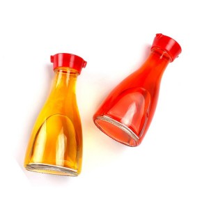 Unique Design 5oz Glass Bottle for Dispensing Sauces and Oils