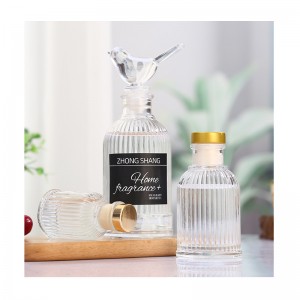 Unique Design Home Decor Perfume Bottle Luxury Custom Reed Diffuser Glass Bottle
