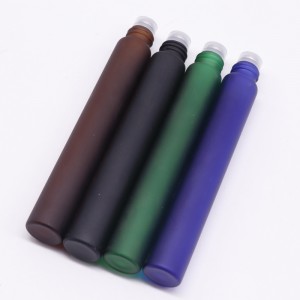 Support Customized Color 12ML High-borosilicate Glass Roll-on Essential Oil Bottle