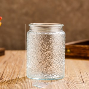 700ml 500ml Round Glass Airtight Jar Storage Jar