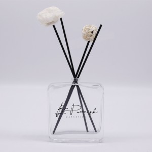 3oz 100ml Square Reed Diffuser Glass Bottle