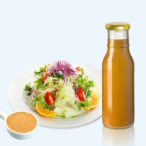 350ML Wide Mouth Clear Glass Ring Neck Hot Sauce Ketchup Glass Bottles