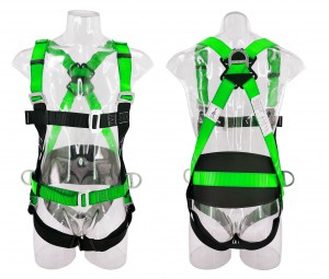 QS002 EN361 compliant full body harness with 3 points for fall arrester
