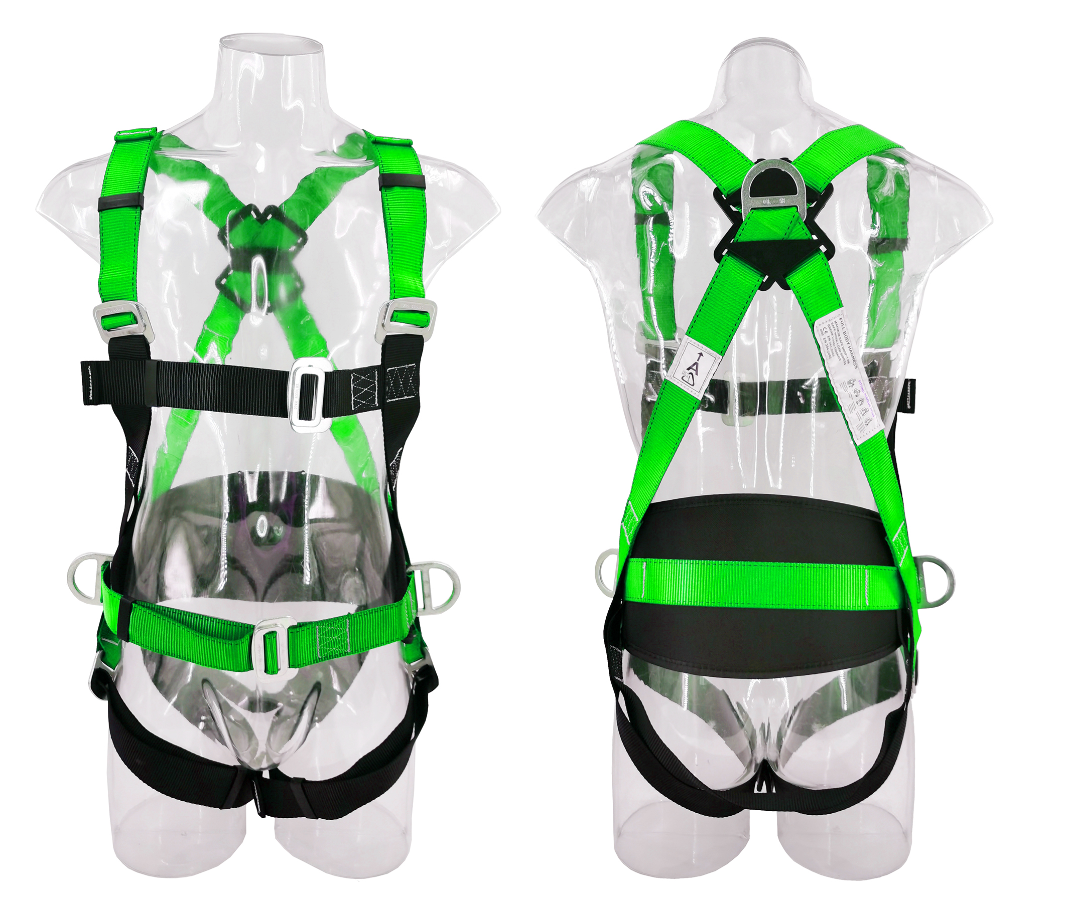 China QS002 EN361 compliant full body harness with 3 points for 