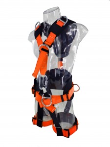 QS031 Full Body Safety Harness 6 Point 6 D ring Rescue Harness