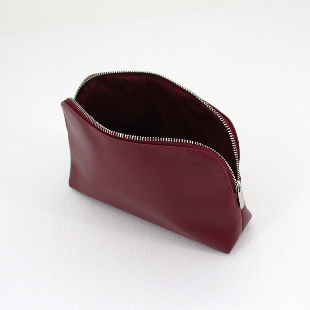 Wholesale Vegan PU Leather Cosmetic Makeup Bag Luxury Pouch Cosmetic ...