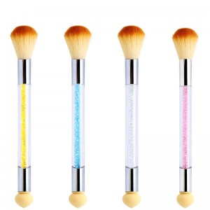 Customize Double Sides Single Brush Soft Synthetic Eyeshadow blending Sponge Brush