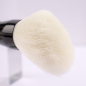 Private Lable Single Makeup Brushes Soft Vegan Hair Large Powder Brush Angled Blending Blush Brush