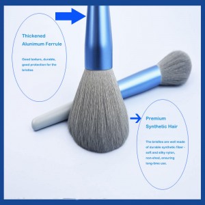 15pcs Professional Beauty Tools Soft Synthetic Hair Kabuki Concealer Eyeshadow Makeup Brushes Custom Logo