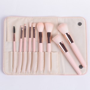 New Pink Makeup Tools Complete Make up Brush Set with Cosmetic Bag