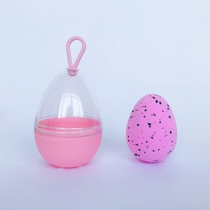 New Easter Colorful Beauty Egg Soft Powder Puff Vegan Latex Free Foundation Makeup Sponge