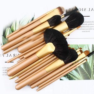 25pcs Goat hair Makeup Brush Set with private label