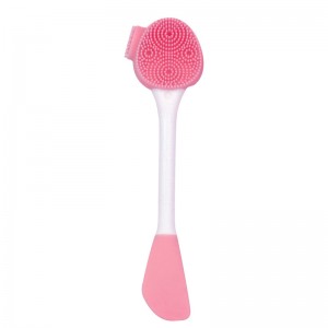 New DIY Beauty Tool 4 in 1 Dual Face Scrubber Double-Ended Face Exfoliating Cleaning Brushes