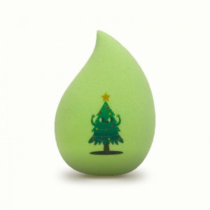 New Hot Christmas Tree Makeup Sponge Non-Latex Shaped Ball Gift Snowman Cosmetics Puff  Christmas Hat Beauty Egg
