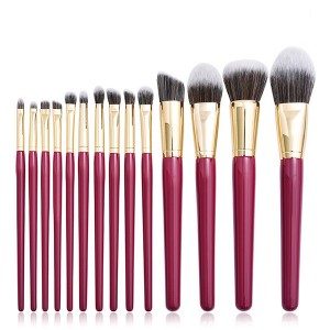 Premium quality 15pcs makeup brush set