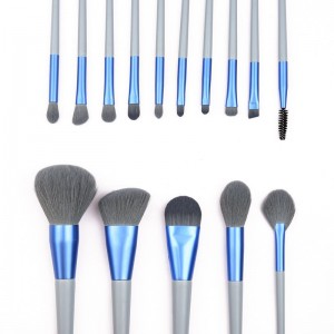 15pcs Professional Beauty Tools Soft Synthetic Hair Kabuki Concealer Eyeshadow Makeup Brushes Custom Logo