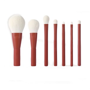 Factory Customize Beauty Tools Premium Synthetic Hair Powder Eyeshadow Mini Makeup Brush Set