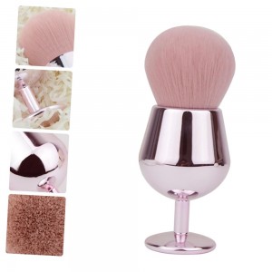 New Creative Facial Single Kabuki Makeup Brush Customize Synthetic Hair Loose Powder Blush Brush Tool