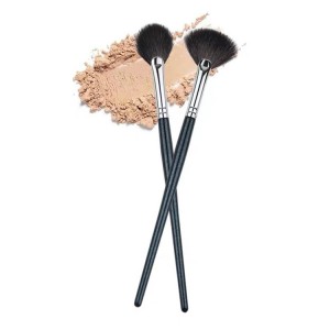 OEM Highlighter Fan Brush with synthetic hair