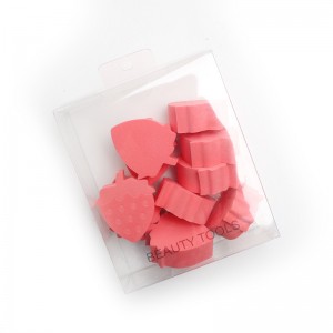 New Strawberry Makeup Sponge 10Pcs Powder Puff Set Soft Quality Non Latex Beauty Tools