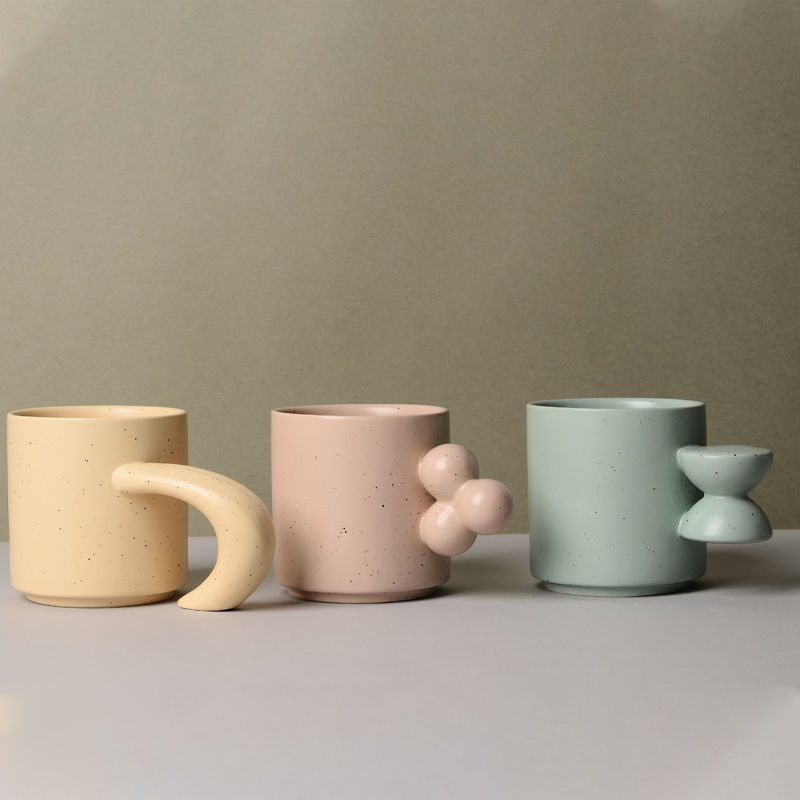 Factory Handmade Wholesale Tumbler Cups Stacking Ceramic Mug-1