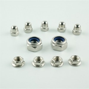 high quality different type Stainless Steel Nut DIN934 DIN985 DIN6923
