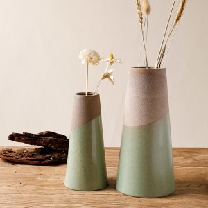 Ceramic Factory Home Decor Centerpieces Bud Vase Vintage Carved Table Vase
