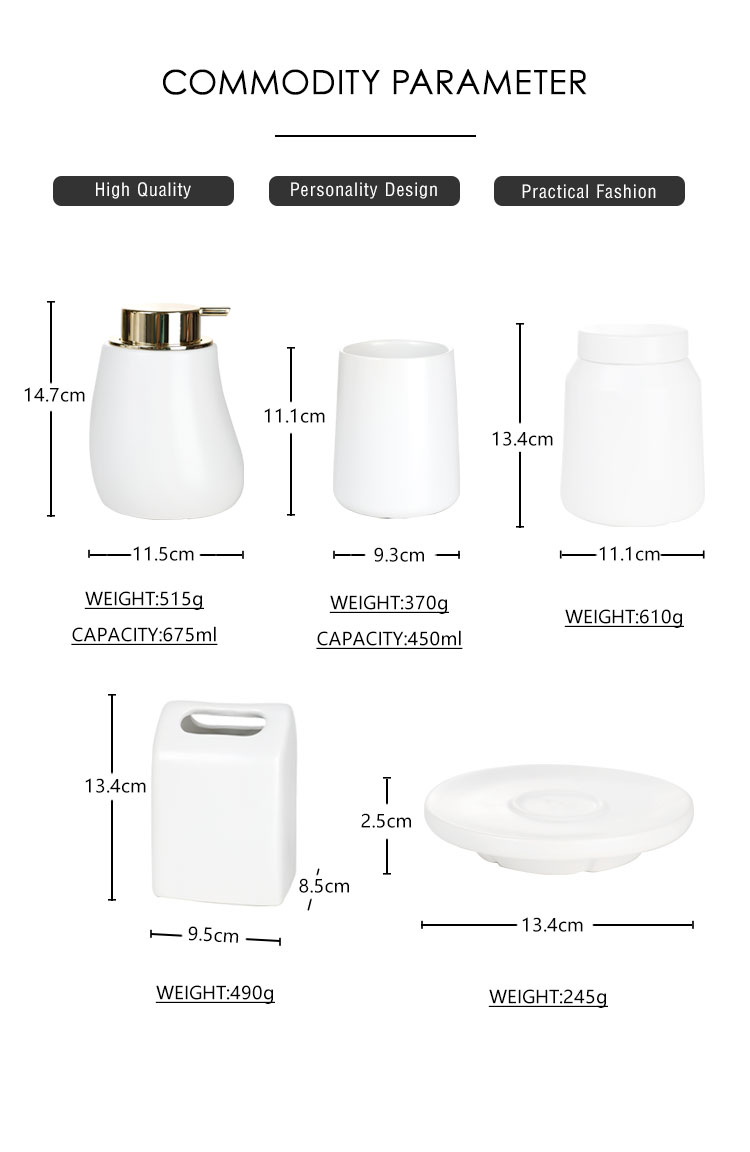 सिरेमिक-साबुन-डिस्पेंसर-सेट-बाथरूम-सहायक उपकरण-xq (2)