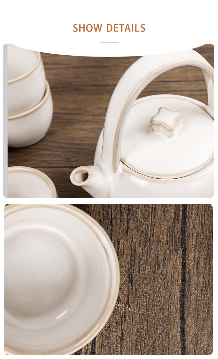 Keramikas tējas trauka un krūzes komplekts (5)