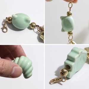 Manufacturer ODM Ceramic Animal-shaped charms Animal-themed pendants