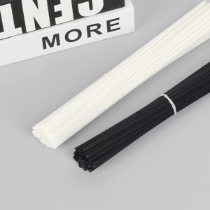 Fast Delivery Customized Black White Synthetic Diffuser Polyester Yard Made Fiber Stick