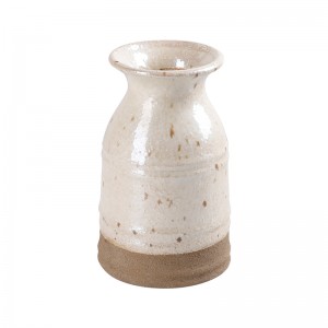 Ceramic Factory Two-color splicing Ceramic Vase for Home Decor