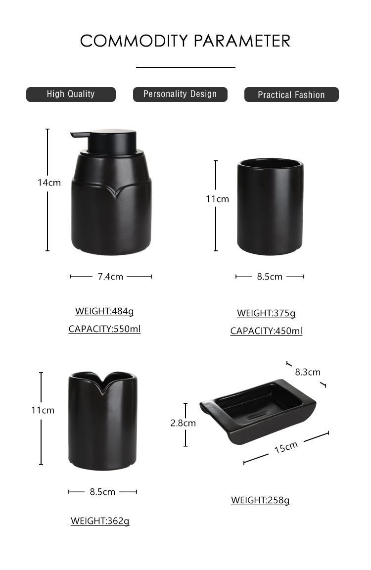 V-shaped-colar-design-black-bathroom-set xq (2)
