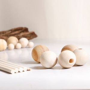 Home Decor Air Freshener Natural Wooden Beads with Rattan Diffuser Sticks