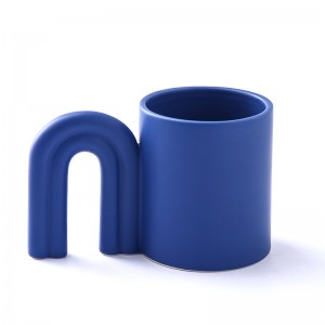 Arch handle Design Nordic Personalized Creative Coffee Mugs Custom Logo Ceramic Cup