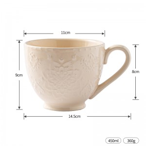 New Design Colors Creative Tea Coffee Glazed Ceramic Mug