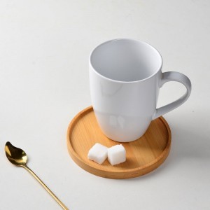 Manufacturer Glazed Custom Logo Ceramic Coffee Plain White Mugs