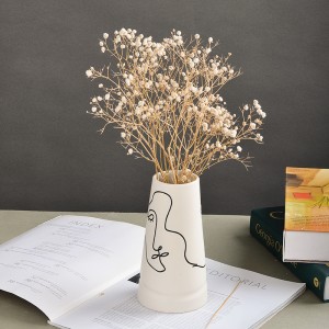 Manufacturer Modern Decorative Novelty Cermaic Vase For Flower Arrangement