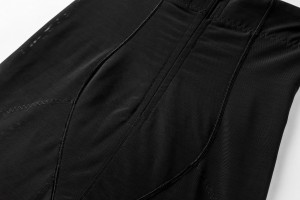 Front zip up high rise compression shaper legging steel coil in slimming control short