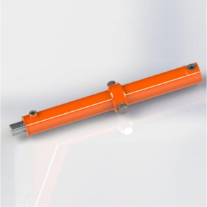 Double acting hydraulic cylinder for baler