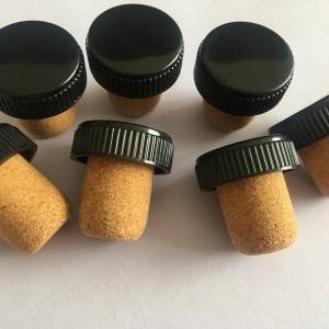Wine Bottle Wooden Cork T shape Customized logo corks high quality