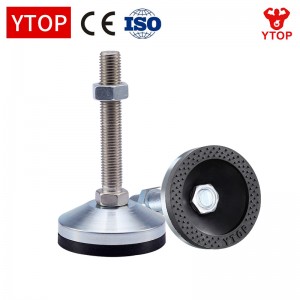 YTOP Round Plastic adjustable feet leveler leveling feet for outdoor furniture